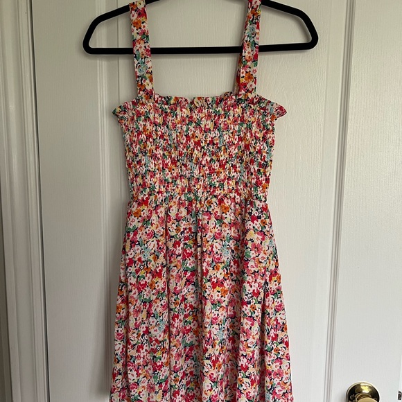 MINI FLORAL BUTTONED DRESS - Picture 5 of 5